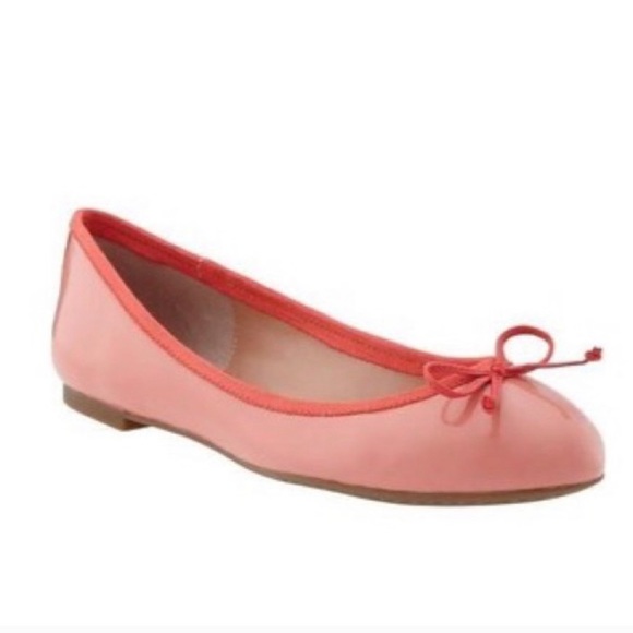 Banana Republic Two Tone Coral Ballerina Flats - Picture 1 of 4